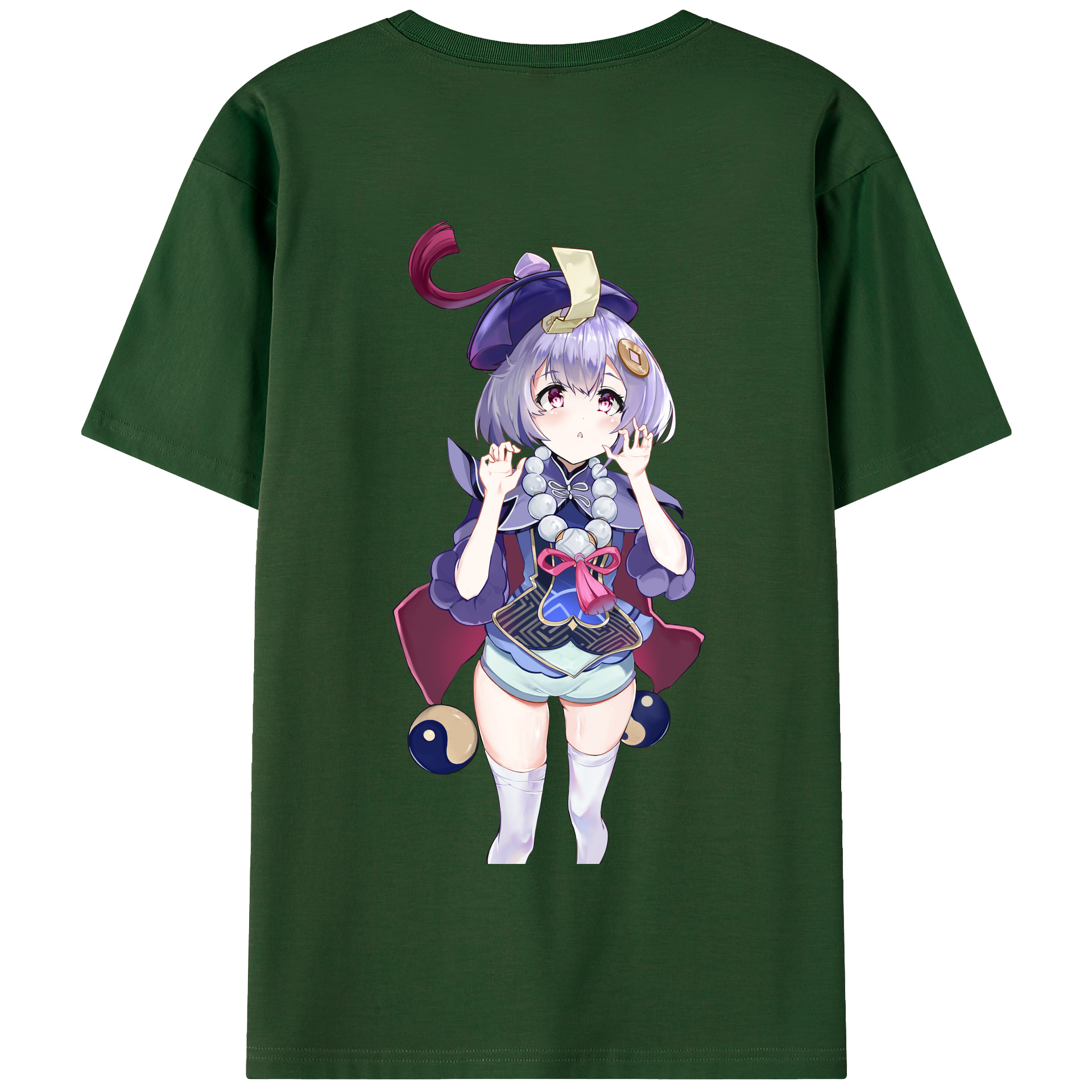 げんし神 七七 なな  genshin Nana 綿100％半袖Tシャツ（背面プリント）